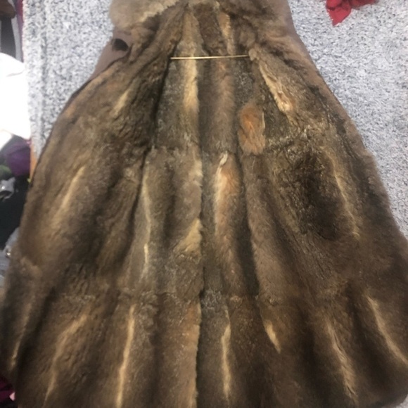 Super Warm Women’s Full Length Winter Tan Cost Lined with aFaux Fur - Picture 6 of 10